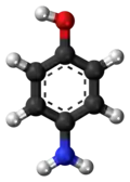 Modèle 3D du 4-aminophenol