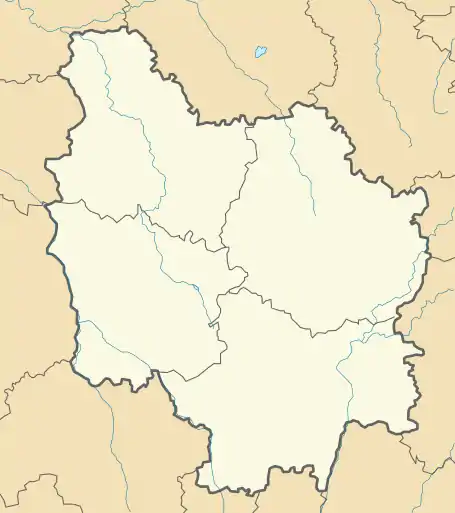 voir sur la carte de Bourgogne