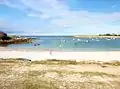 Plouguerneau : la plage de Porz Gwenn.