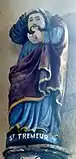 Guilvinec : statue de saint Trémeur dans la chapelle Saint-Trémeur