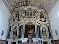 Chapelle Saint-Quirin : le retable.