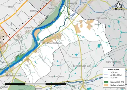 Une partie du territoire communal est incluse dans le site Natura 2000 le « Vallée de la Loire du Loir-et-Cher ».