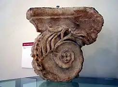 Volute d'un chapiteau ionique (Ier siècle).