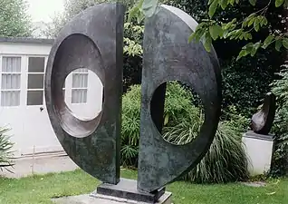 Two Forms (Divided Circle), 1969, St. Ives.