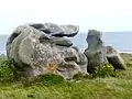 Lesconil : rochers granitiques du littoral 2.