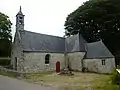 Poullan-sur-Mer : chapelle Saint-They, vue extérieure d'ensemble.