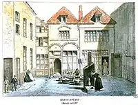 Cour du Vert Bois au XIXe siècle