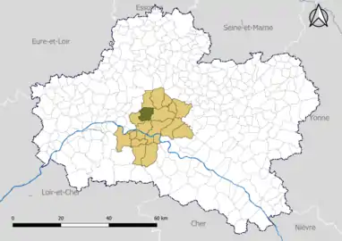 Fay-aux-Loges dans la communauté de communes des Loges en 2020.