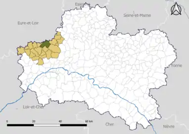 Sougy dans la communauté de communes de la Beauce loirétaine en 2020.