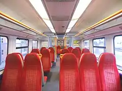 L'intérieur de la classe standard (Class 458/0)