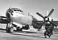 Boeing B-29 Superfortress à Kirtland Field en 1945.