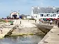 Le port de l'île Saint-Nicolas.