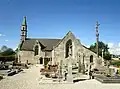 La chapelle Saint-Lubin et son enclos paroissial.