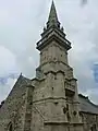 Le clocher de la chapelle de Locmaria.