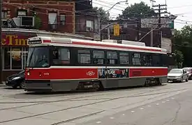 Tramway type Canadian Light Rail Vehicle en 2008.