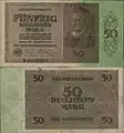 50 billions de mark (février 1924)