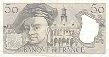 50 francs Quentin de La Tour, Face verso