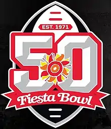 Description de l'image 50th Fiesta Bowl logo.jpeg.