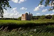 Le château Croy à Aarle-Rixtel (Laarbeek), construit entre 1401 et 1450.