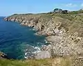 La pointe de Brenterc'h vue du sud.