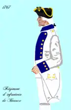 régiment de Beauce de 1767 à 1776