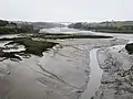 La ria de la Penzé vue depuis la presqu'île de confluence avec celle de l'Éon.