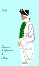 régiment de Médoc de 1762 à 1776