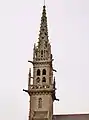 Église paroissiale Saint-Milliau : le clocher.