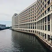 Vue de la rivière Chicago.