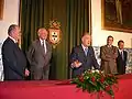 Le président de la République Jorge Sampaio aux 60 ans de l'Alliance de Lisbonne (2005).