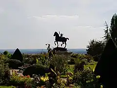 contre-jour sur le panorama.