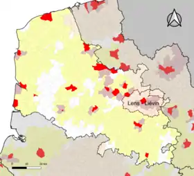 Aire d'attraction de Lens - Liévin