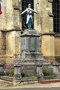 On ne passe pas (d) (monument aux morts)« Monument aux morts d'Aix-Noulette », sur Wikipasdecalais