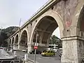 Le viaduc ferroviaire de la Rague.