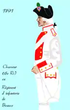 68e régiment d’infanterie de ligne de 1791 à 1792