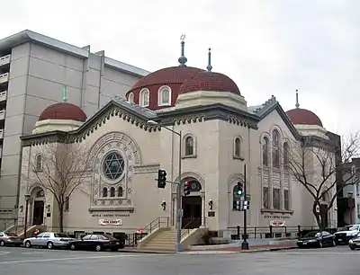 Synagogue Historique Sixth & I, New-York (États-Unis).