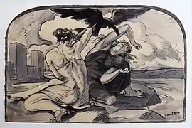 Sans titre (vers 1916), dessin, musée des Beaux-Arts de Lyon.