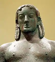 Visage de l'Apollon du Pirée