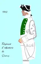 régiment de Quercy de 1762 à 1776