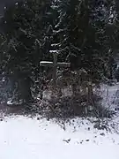 Croix du Ayes en hiver.