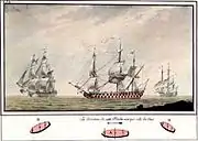 La bataille achève de révéler les qualités des nouveaux vaisseaux français de 74 canons. Après 1747, les Anglais copient le modèle en grande nombre.
