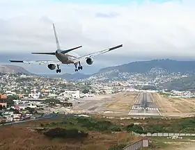 Un Boeing 757 en approche le 18 décembre 2007