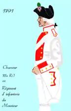 75e régiment d’infanterie de 1791 à 1792