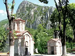 Le monastère de Matka
