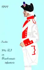 79e régiment d’infanterie de ligne de 1791 à 1795