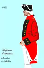 régiment de Dillon de 1762 à 1767