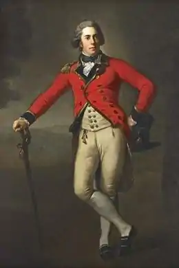 Portrait d'homme en uniforme à veste rouge