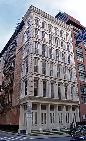 Exterior of Artists Space's Location at 80 White Street