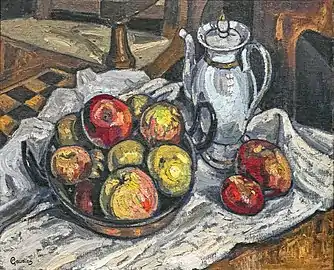 Nature morte aux pommes