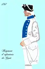 régiment de Conti de 1767 à 1776